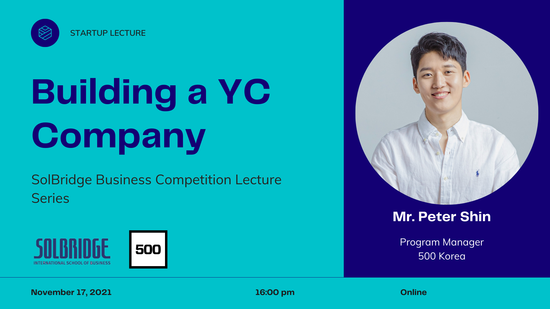 Building a YC Company – SolBridge Business Competition Lecture Series