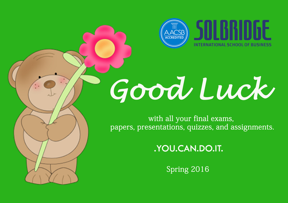 Good Luck!