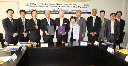 SolBridge, Meiji University Sign MOU