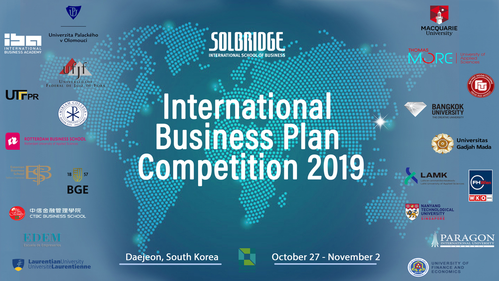 SolBridge to host its 7th International Business Plan Competition 2019