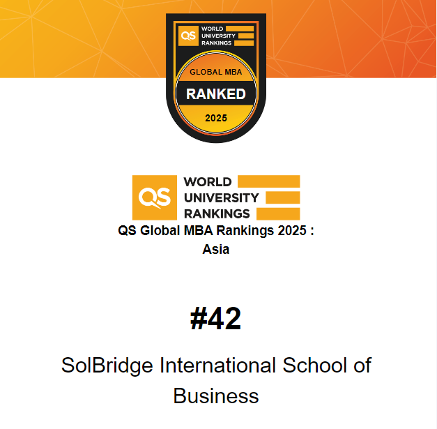 SolBridge International School of Business Achieves QS Business School Ranking Recognition